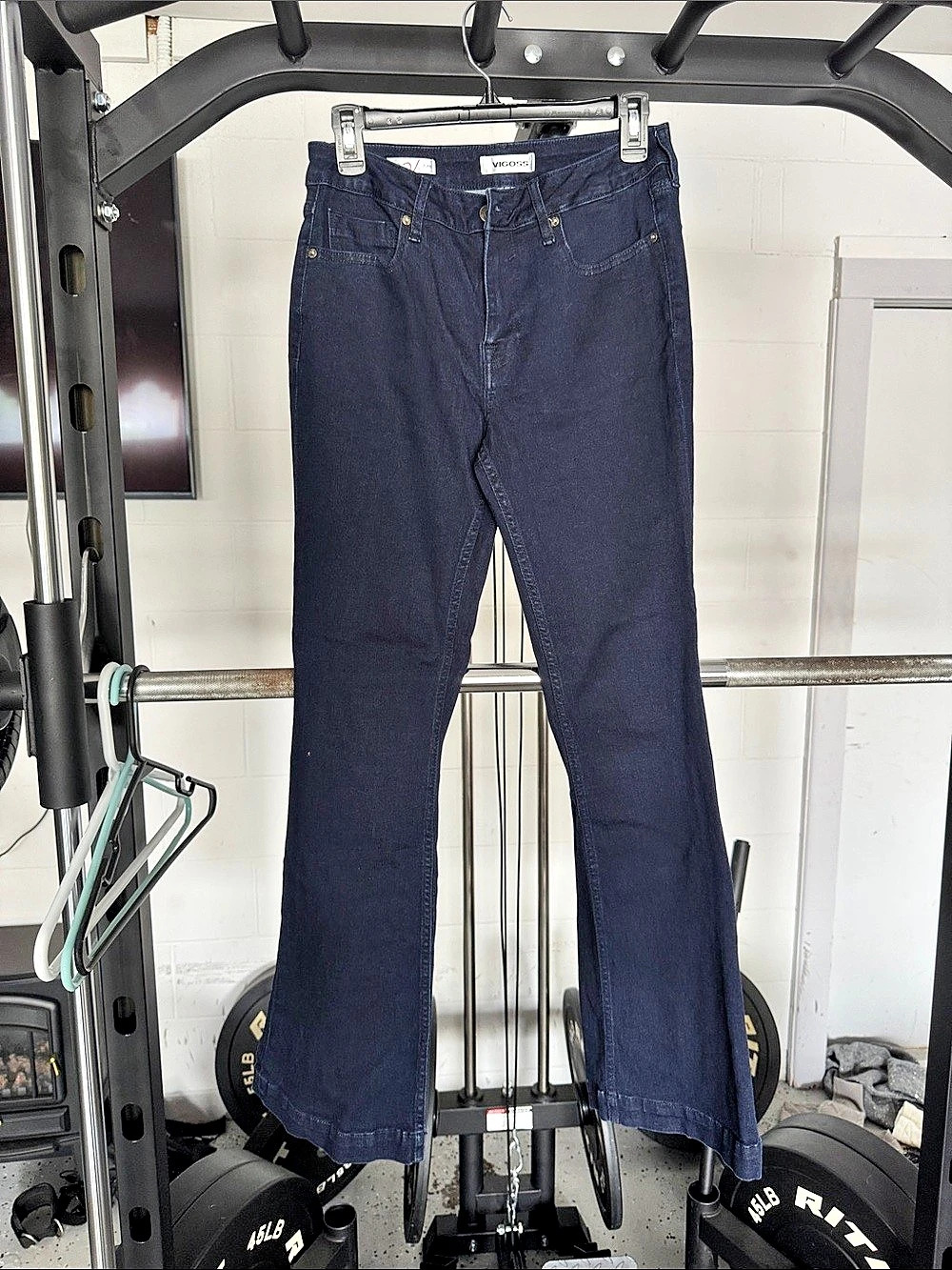 VIGOSS Jagger Flare Jeans in Blue